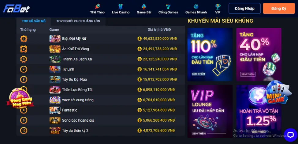 Khuyến mãi chào mừng 3in1bet nổ hũ